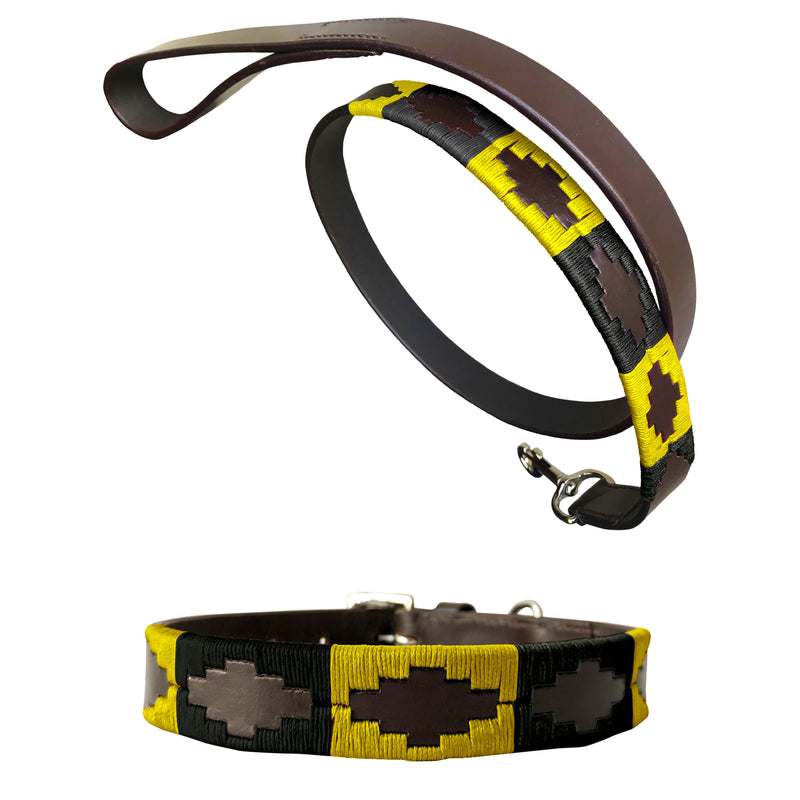 '- Polo Dog Collar & Lead Set