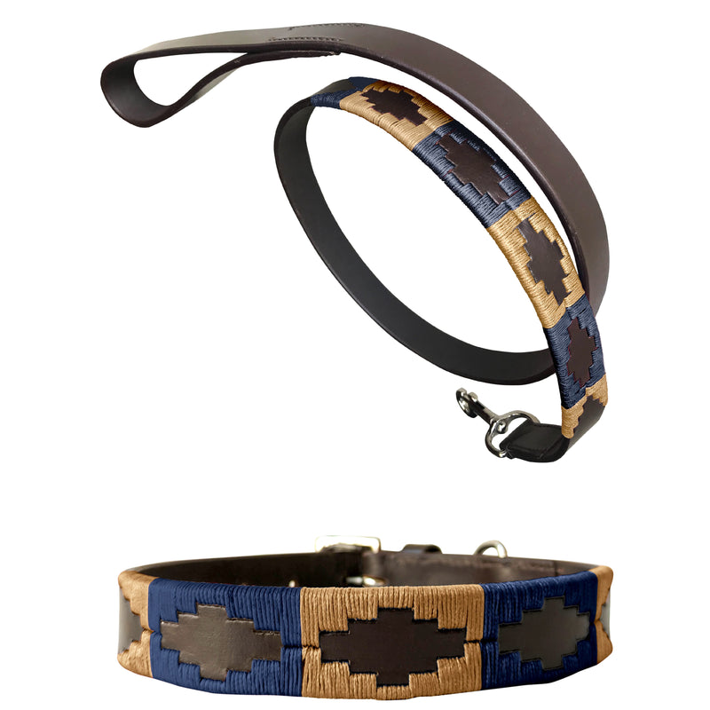 LAVALLE - Polo Dog Collar & Lead Set