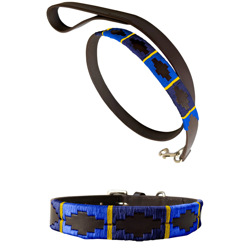 SANTIAGO - Polo Dog Collar & Lead Set