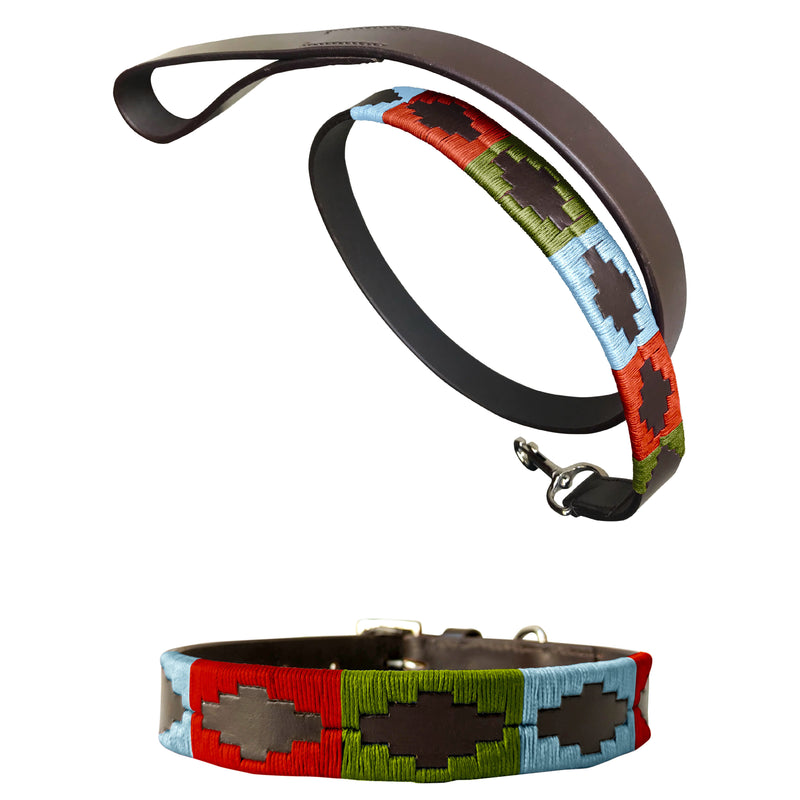 CLORINDA - Polo Dog Collar & Lead Set