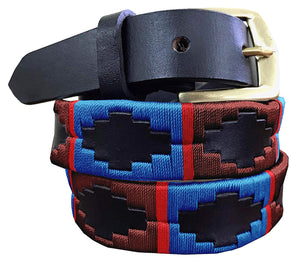 RED AND BLUE - Skinny Polo Belt
