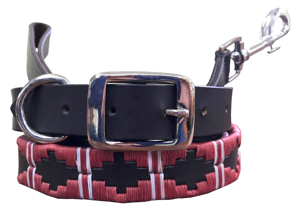 BURZACO - Polo Dog Collar & Lead Set